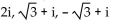 Find all specified roots. -Cube roots of 8i A)    B)    C)    D)   