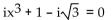 Solve the equation. Express your answer in trigonometric form. -  A)    B)    C)    D)   