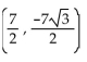 Change the polar coordinates   to rectangular coordinates (x, y) . -  A)    B)    C)    D)   
