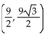 Change the polar coordinates   to rectangular coordinates (x, y) . -  A)    B)    C)    D)   