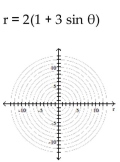 Graph the polar equation. -  A)    B)    C)    D)   