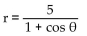 For the given polar equation, write an equivalent rectangular equation. -  A)    B)    C)    D)   