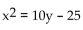 For the given polar equation, write an equivalent rectangular equation. -  A)    B)    C)    D)   