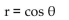 For the given polar equation, write an equivalent rectangular equation. -  A)    B)    C)    D)   