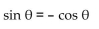 For the given rectangular equation, write an equivalent polar equation. -y = x A)    B)    C)    D)   