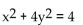 For the given rectangular equation, write an equivalent polar equation. -  A)    B)    C)    D)   