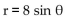 For the given rectangular equation, write an equivalent polar equation. -x = 8 A)    B)    C)    D)   