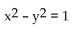 Eliminate the parameter of the pair of parametric equations. -x = sec t, y = tan t A)  y = x + 1 B)    C)  y = x - 1 D)   