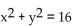 Write a pair of parametric equations that will produce the indicated graph. -The portion of the circle x   that lies in the second quadrant A)    B)    C)    D)   