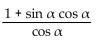 Write the expression in terms of sines and/or cosines, and then simplify. -  A)    B)    C)    D)   