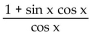 Write the expression in terms of sines and/or cosines, and then simplify. -  A)    B)  sin x C)    D)   