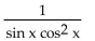 Write the expression in terms of sines and/or cosines, and then simplify. -cot x sin x - tan x cos x A)    B)    C)    D)  cos x - sin x