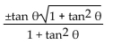 Express the given trigonometric function in terms of the indicated function. -csc   in terms of tan   A)    B)    C)    D)   
