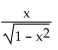Find an equivalent algebraic expression for the given composition. -sec(arccos(x) )  A)    B)    C)    D)   