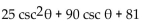 Factor the trigonometric expression. -  A)    B)    C)    D)   
