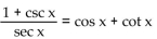 Identify the equation as either an identity or not. -  A)  Not an identity B)  Identity