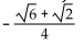 Use an identity to find the exact value of the expression. -cos 135° + 150° A)    B)    C)    D)   
