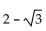 Use an identity to find the exact value of the expression. -tan 135° + 150° A)    B)    C)    D)   