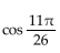 Write in terms of the cofunction of a complementary angle. -  A)    B)    C)    D)   