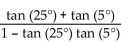 Use trigonometric identities to find the exact value. -  A)  2 B)    C)    D)   
