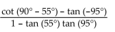 Use trigonometric identities to find the exact value. -  A)    B)    C)    D)  -2
