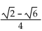 Use an appropriate identity to find the exact value of the expression. -  A)    B)    C)    D)   