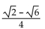 Use an appropriate identity to find the exact value of the expression. -cos (75°)  A)    B)    C)    D)   