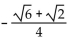 Use an appropriate identity to find the exact value of the expression. -cos (-195°)  A)    B)    C)    D)   