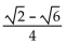 Use an appropriate identity to find the exact value of the expression. -cos (285°)  A)    B)    C)    D)   