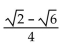 Use an appropriate identity to find the exact value of the expression. -cos (-105°)  A)    B)    C)    D)   