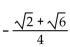 Use a sum or difference identity to find the exact value. -sin   A)    B)    C)    D)   