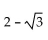 Find the exact value by using a sum or difference identity. -tan   A)    B)    C)    D)   