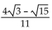 Find the exact value of the expression using the provided information. -Find cos(B + C)    , with B in quadrant IV, and sin   , with C in quadrant II. A)    B)    C)    D)   