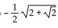 Find the exact value by using a half-angle identity. -sin 22.5° A)    B)    C)    D)   