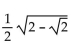 Find the exact value by using a half-angle identity. -cos 22.5° A)    B)    C)    D)   