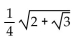 Find the exact value by using a half-angle identity. -cos 15° A)    B)    C)    D)   