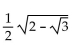 Find the exact value by using a half-angle identity. -cos 75° A)    B)    C)    D)   