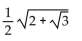 Find the exact value by using a half-angle identity. -cos 165° A)    B)    C)    D)   
