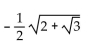 Find the exact value by using a half-angle identity. -cos 165° A)    B)    C)    D)   