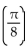 Find the exact value by using a half-angle identity. -sin   A)    B)    C)    D)   