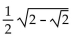 Find the exact value by using a half-angle identity. -cos   A)    B)    C)    D)   