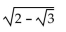 Find the exact value by using a half-angle identity. -sin   A)    B)    C)    D)   