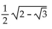 Find the exact value by using a half-angle identity. -cos   A)    B)    C)    D)   