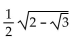 Find the exact value by using a half-angle identity. -cos   A)    B)    C)    D)   