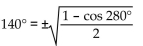 Determine whether the positive or negative sign makes the equation correct. -sin   A)  Positive sign B)  Negative sign