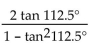 Use an identity to write the expression as a single trigonometric function or as a single number. -  A)    B)    C)    D)  1
