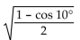 Use an identity to write the expression as a single trigonometric function or as a single number. -  A)  cot 5° B)  tan 5° C)  sin 5° D)  cos 5°