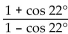 Choose the expression which is equivalent to the given expression. -  A)    B)    C)  tan 11° D)  cot 11°