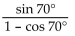 Choose the expression which is equivalent to the given expression. -  A)  cos 35° B)  tan 35° C)  sin 35° D)  cot 35°