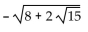 Use a half-angle identity to find an exact value for the following, given the information about x. -Find tan   , given that sin x = -   and 270° < x < 360°. A)    B)    C)    D)   